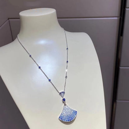 [Aura Jewels]DREAM NECKLACE AGATE SILVER DIAMOND