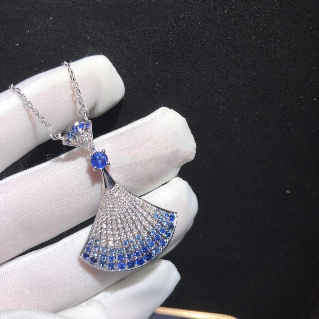 [Aura Jewels]DREAM NECKLACE AGATE SILVER DIAMOND