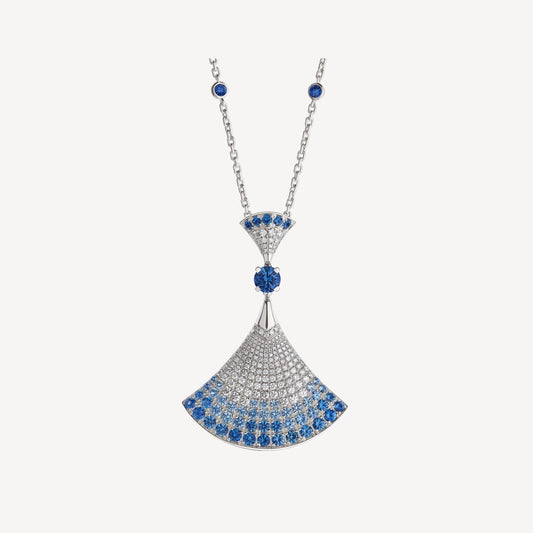 [Aura Jewels]DREAM NECKLACE AGATE SILVER DIAMOND