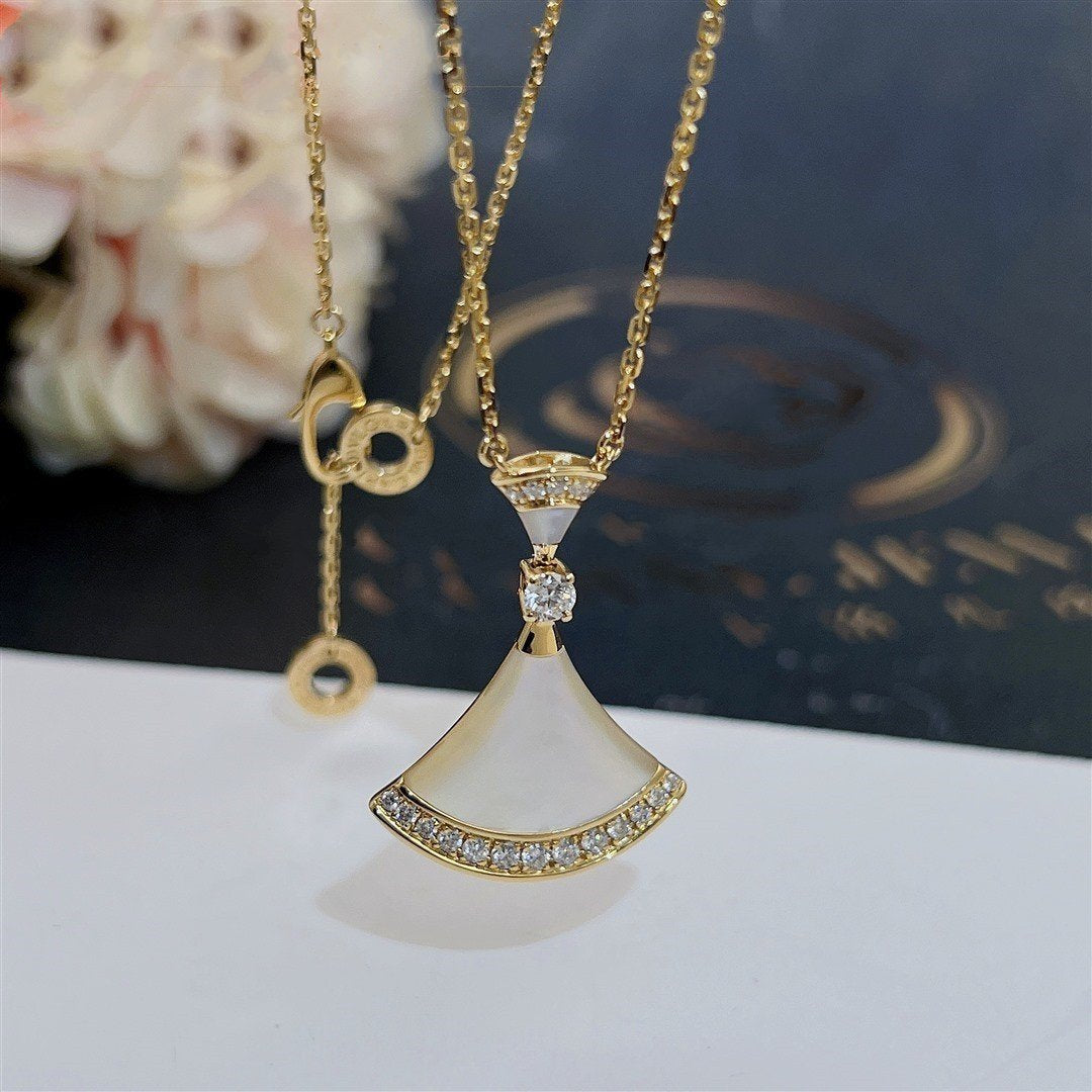 [Aura Jewels]DREAM NECKLACE MOP GOLD DIAMOND