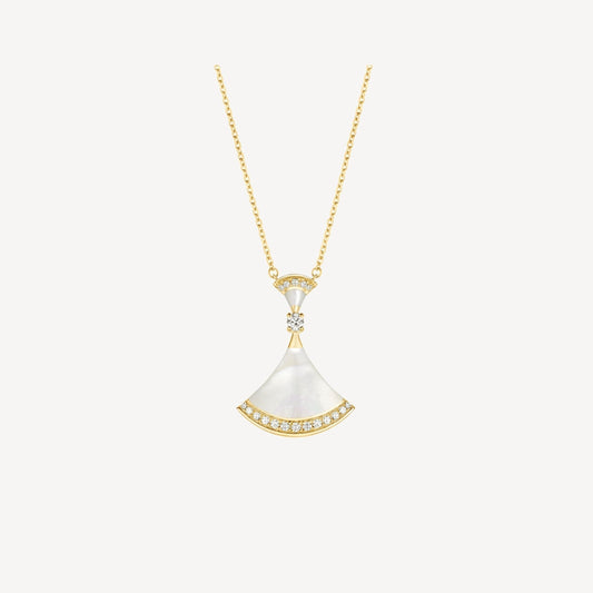 [Aura Jewels]DREAM NECKLACE MOP GOLD DIAMOND