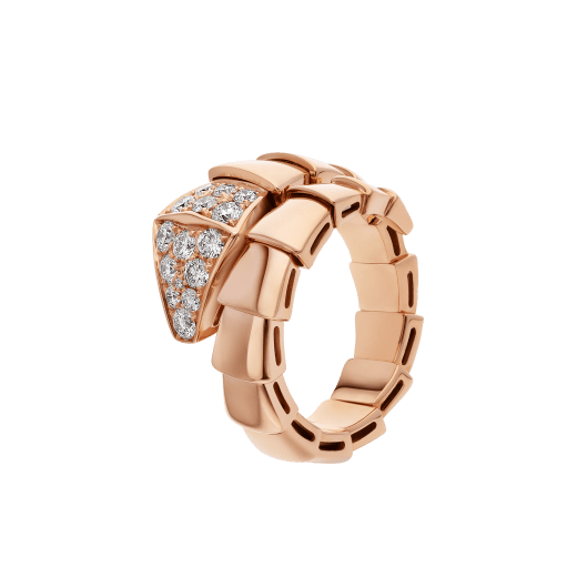 [Aura Jewels]SERPENTI RING PINK GOLD DIAMOND