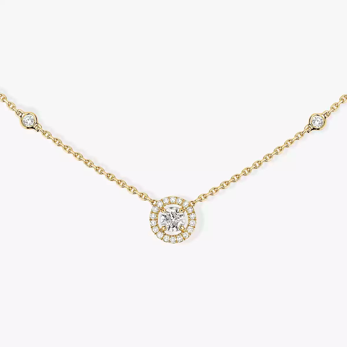 [Regal Jewels]Diamond Necklace 0,20ct Brilliant Shape Joy
