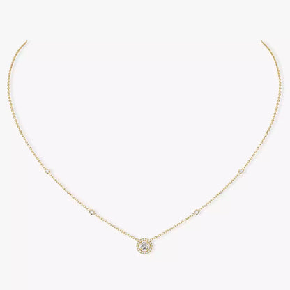 [Regal Jewels]Diamond Necklace 0,20ct Brilliant Shape Joy