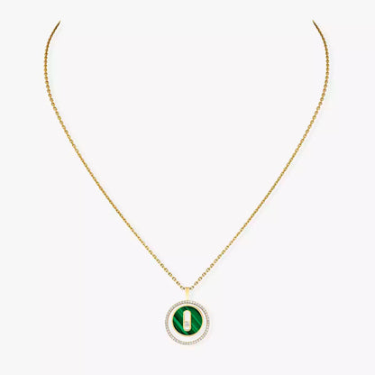 [Regal Jewels]Lucky Move Diamond Necklace in Rose Gold and White Mother-of-Pearl