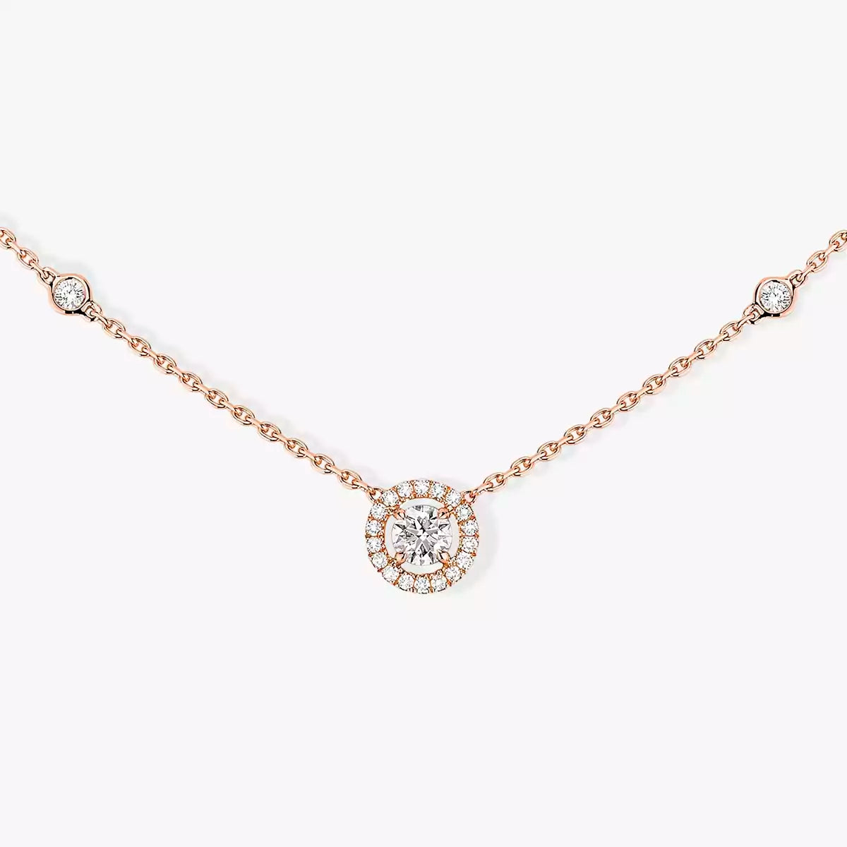 [Regal Jewels]Diamond Necklace 0,20ct Brilliant Shape Joy