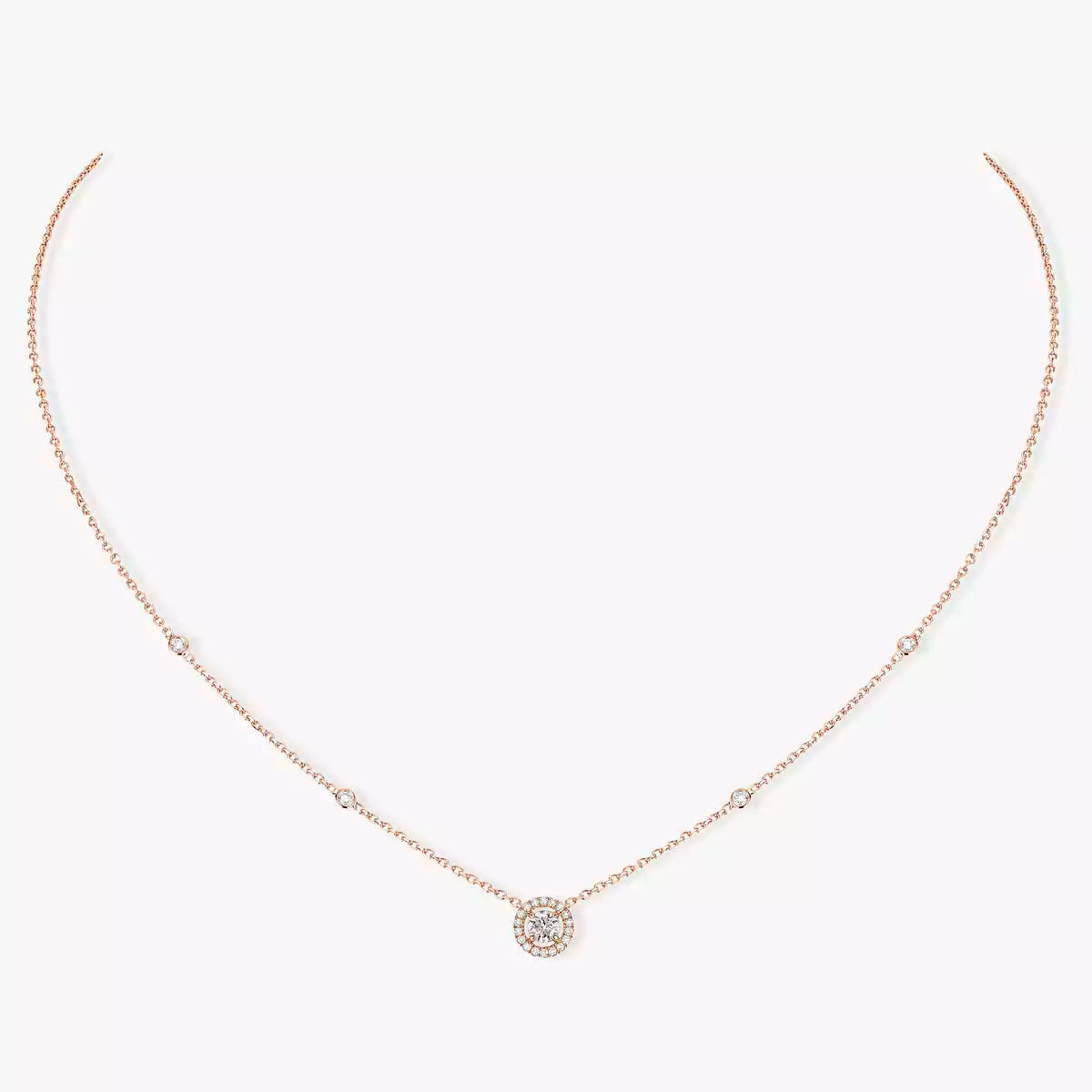 [Regal Jewels]Diamond Necklace 0,20ct Brilliant Shape Joy