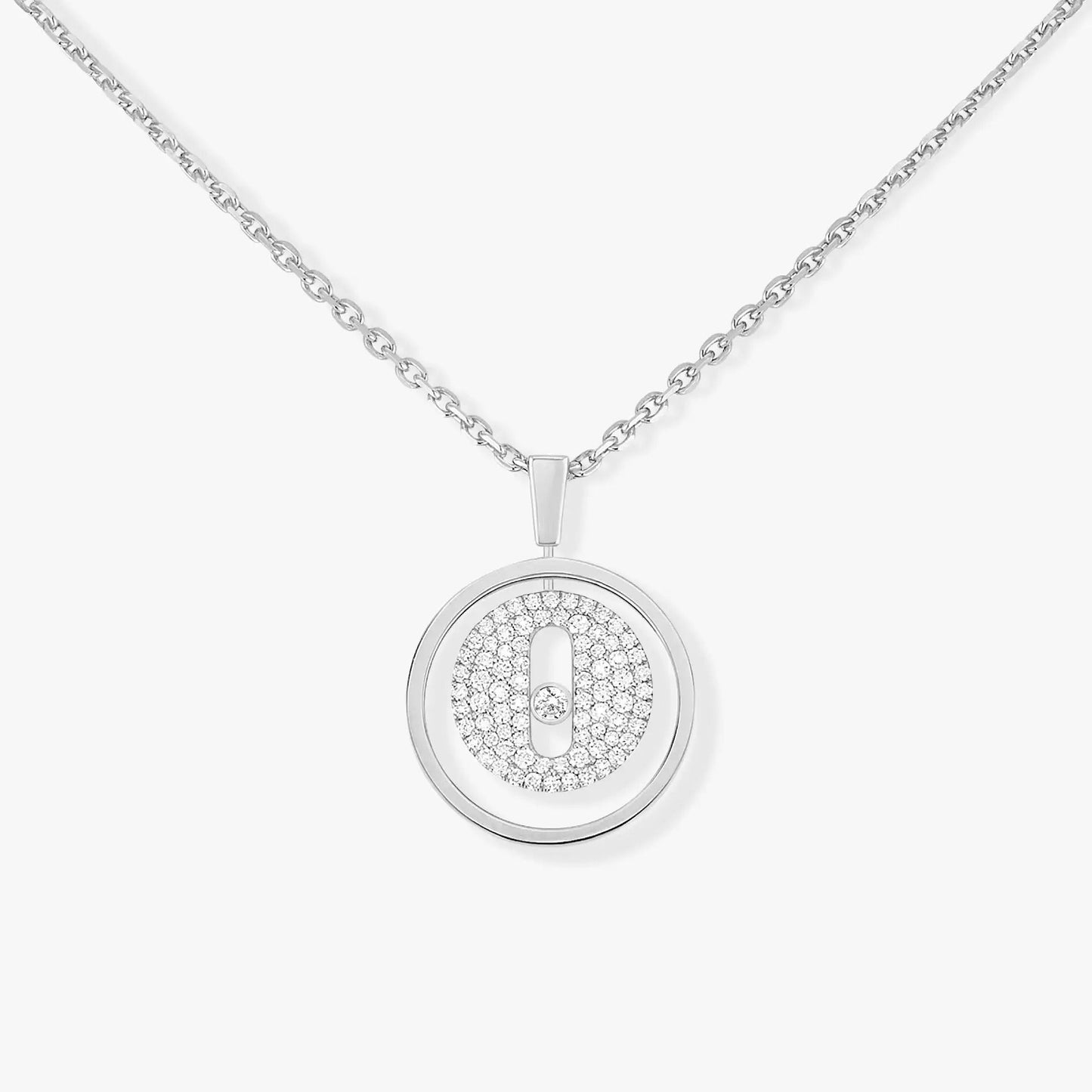 [Regal Jewels]LUCKY MOVER PM PAVED NECKLACE