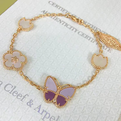 [Regal Jewels]26 NEW CLOVER LUCKY LIGHT PURPLE SET