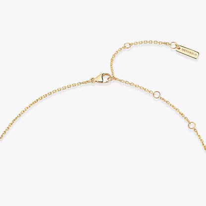 [Regal Jewels]Lucky Eye Diamond Necklace in Rose Gold and Turquoise