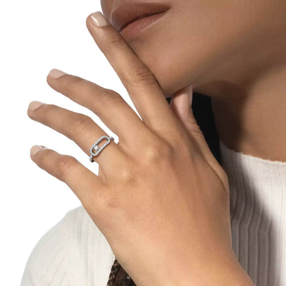[Regal Jewels]Move Uno Diamond Ring in Gold