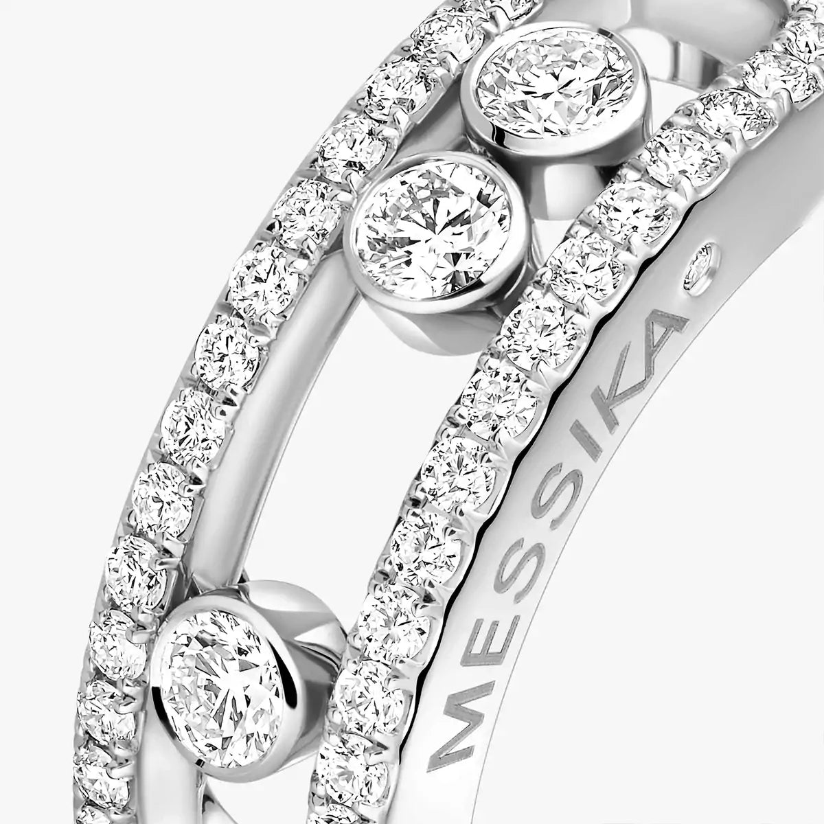 [Regal Jewels] Move Gold Diamond Pave_ Ring