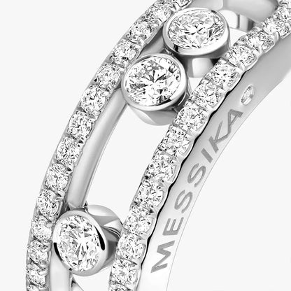 [Regal Jewels] Move Gold Diamond Pave_ Ring