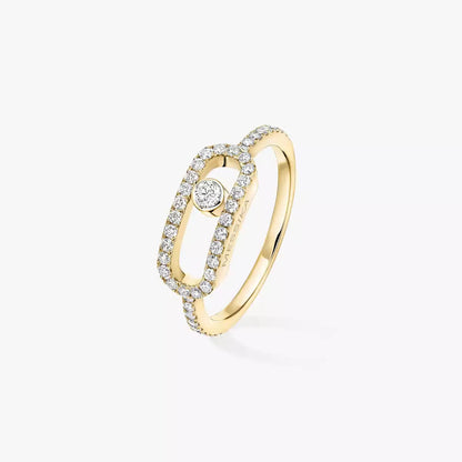 [Regal Jewels]Move Uno Diamond Ring in Gold