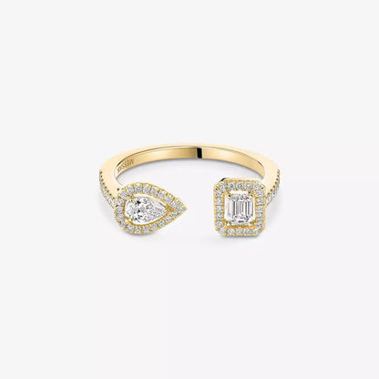 [Regal Jewels]My Twin Toi Gold Diamond Ring