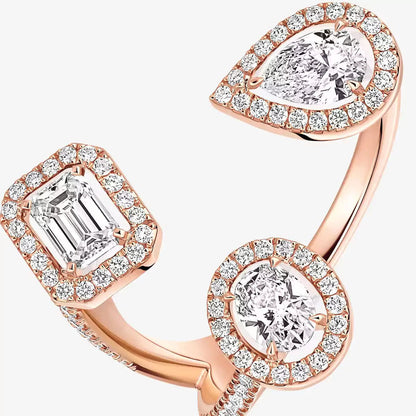 [Regal Jewels] Diamond Ring 0,25ct My Twin Trilogy