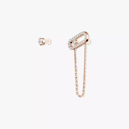 [Regal Jewels]Move Uno Diamond Earrings