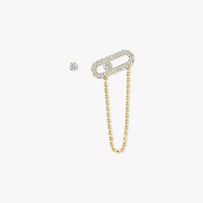 [Regal Jewels]Move Uno Diamond Earrings