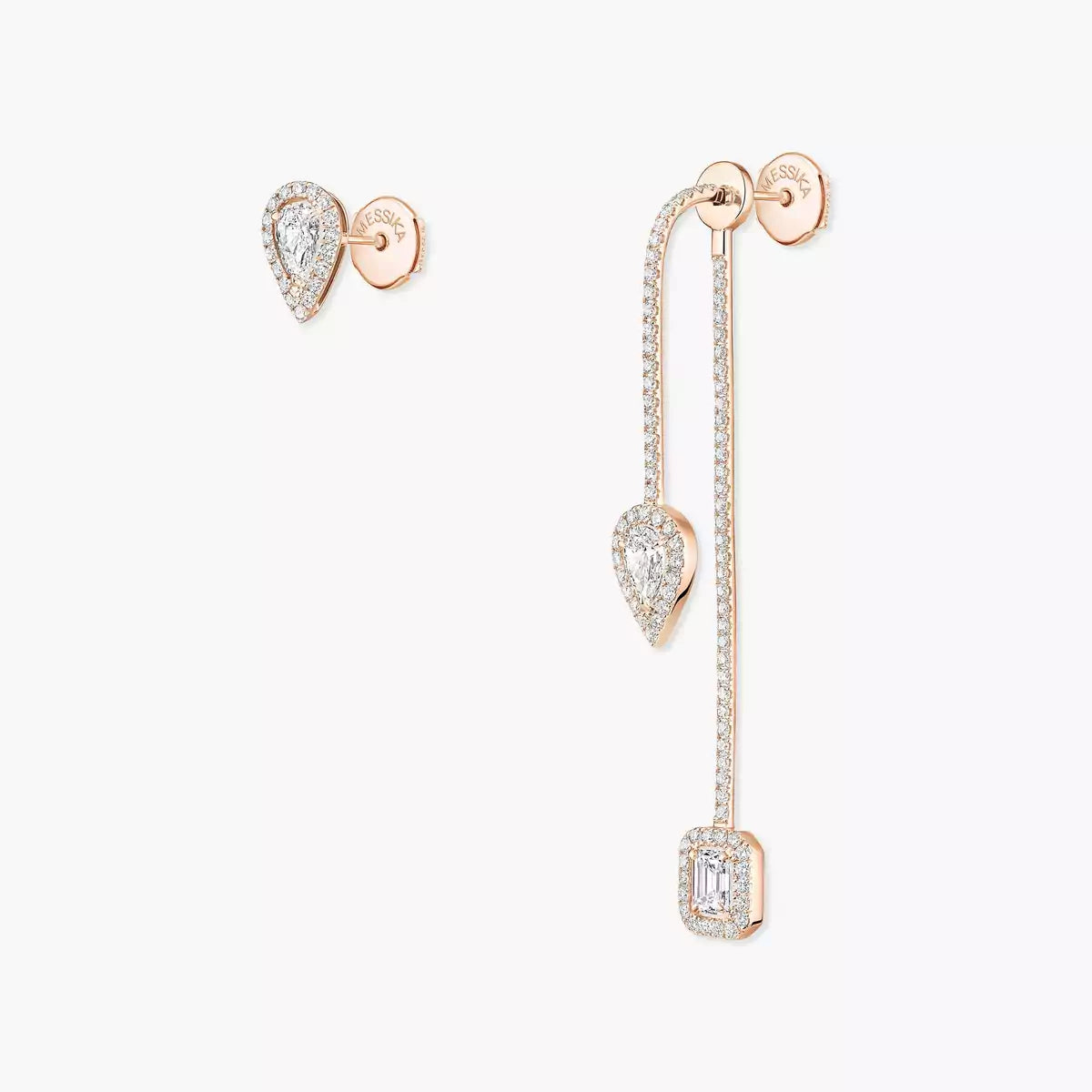 [Regal Jewels]Diamond Drop Earrings My Twin
