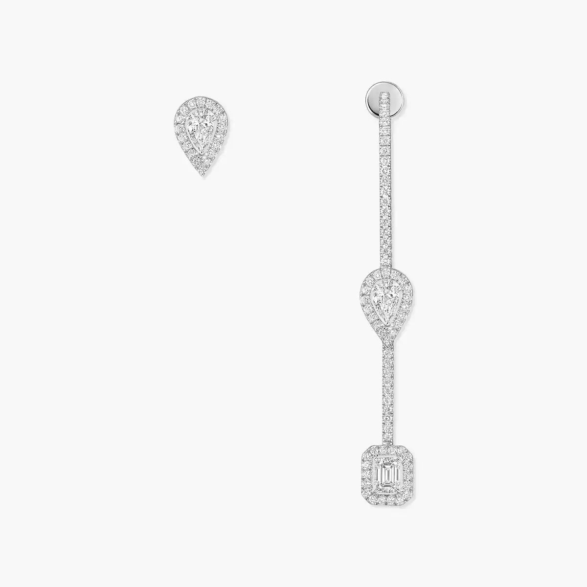 [Regal Jewels]Diamond Drop Earrings My Twin