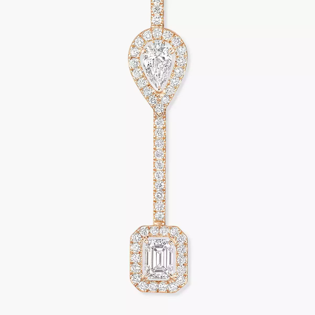 [Regal Jewels]Diamond Drop Earrings My Twin