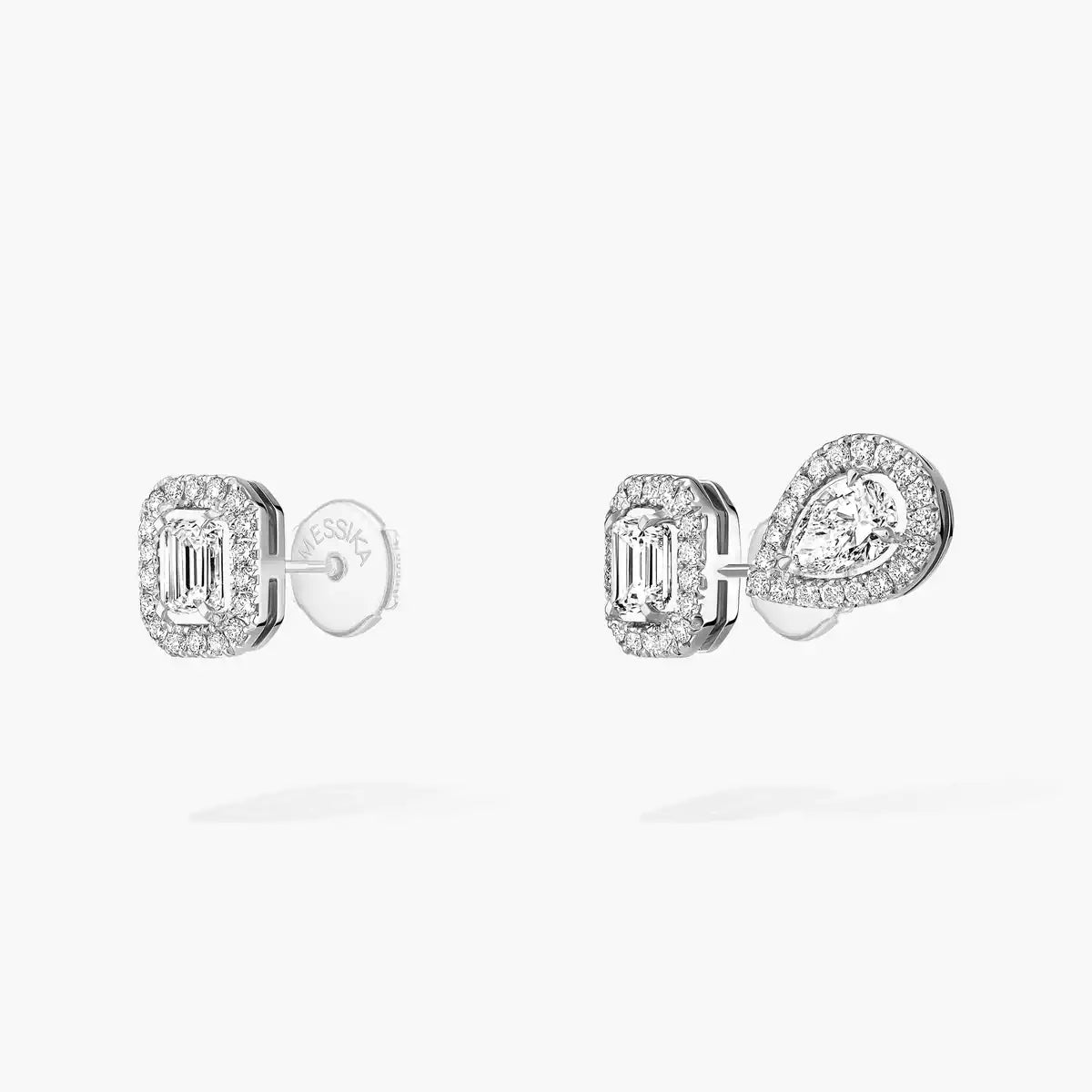 [Regal Jewels]Diamond Earrings 0,10ct My Twin 1+2