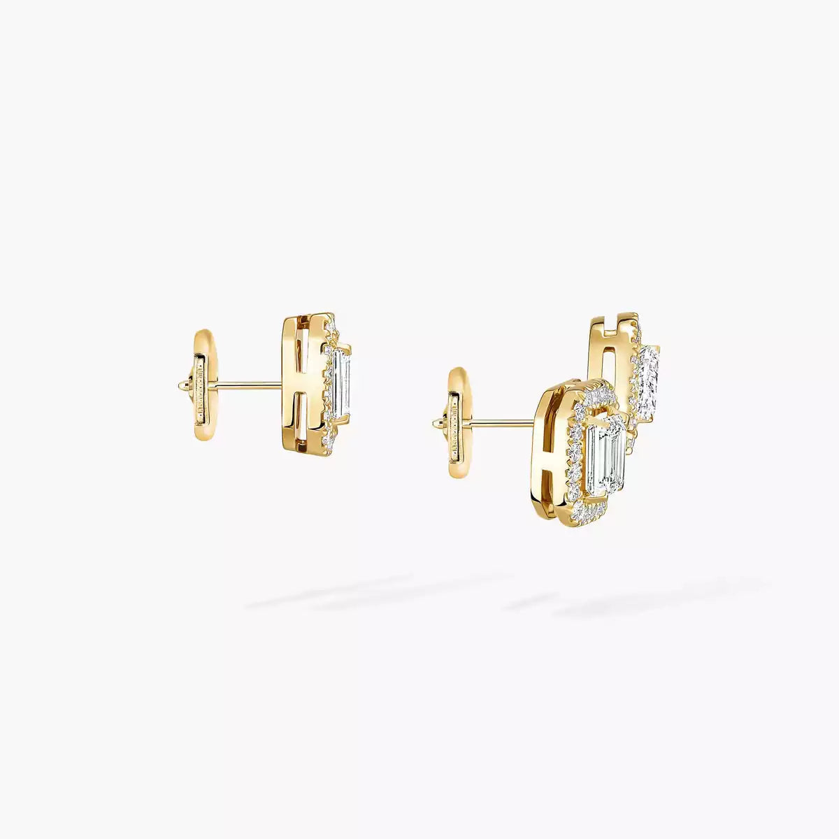 [Regal Jewels]Diamond Earrings 0,10ct My Twin 1+2
