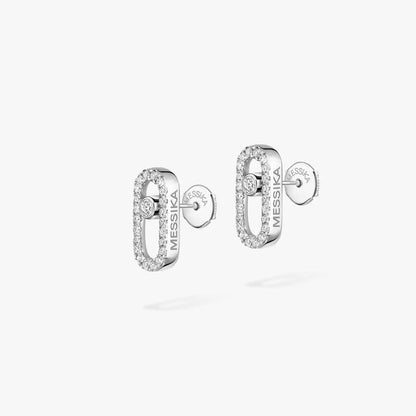 [Regal Jewels]Move Uno Diamond Earrings