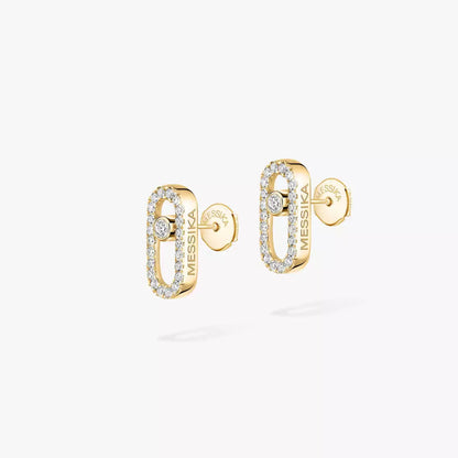 [Regal Jewels]Move Uno Diamond Earrings