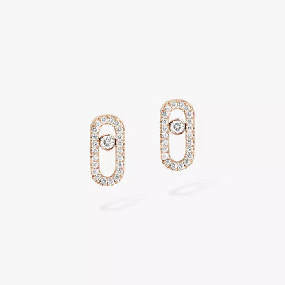 [Regal Jewels]Move Uno Diamond Earrings