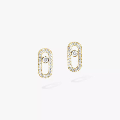 [Regal Jewels]Move Uno Diamond Earrings