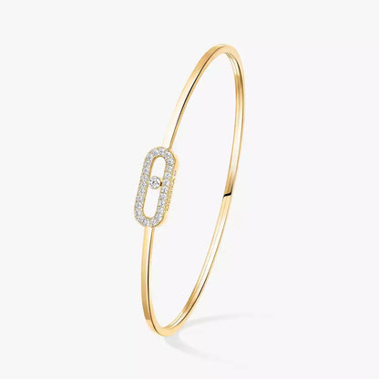 [Regal Jewels]Move Uno pavé flex bangle medium
