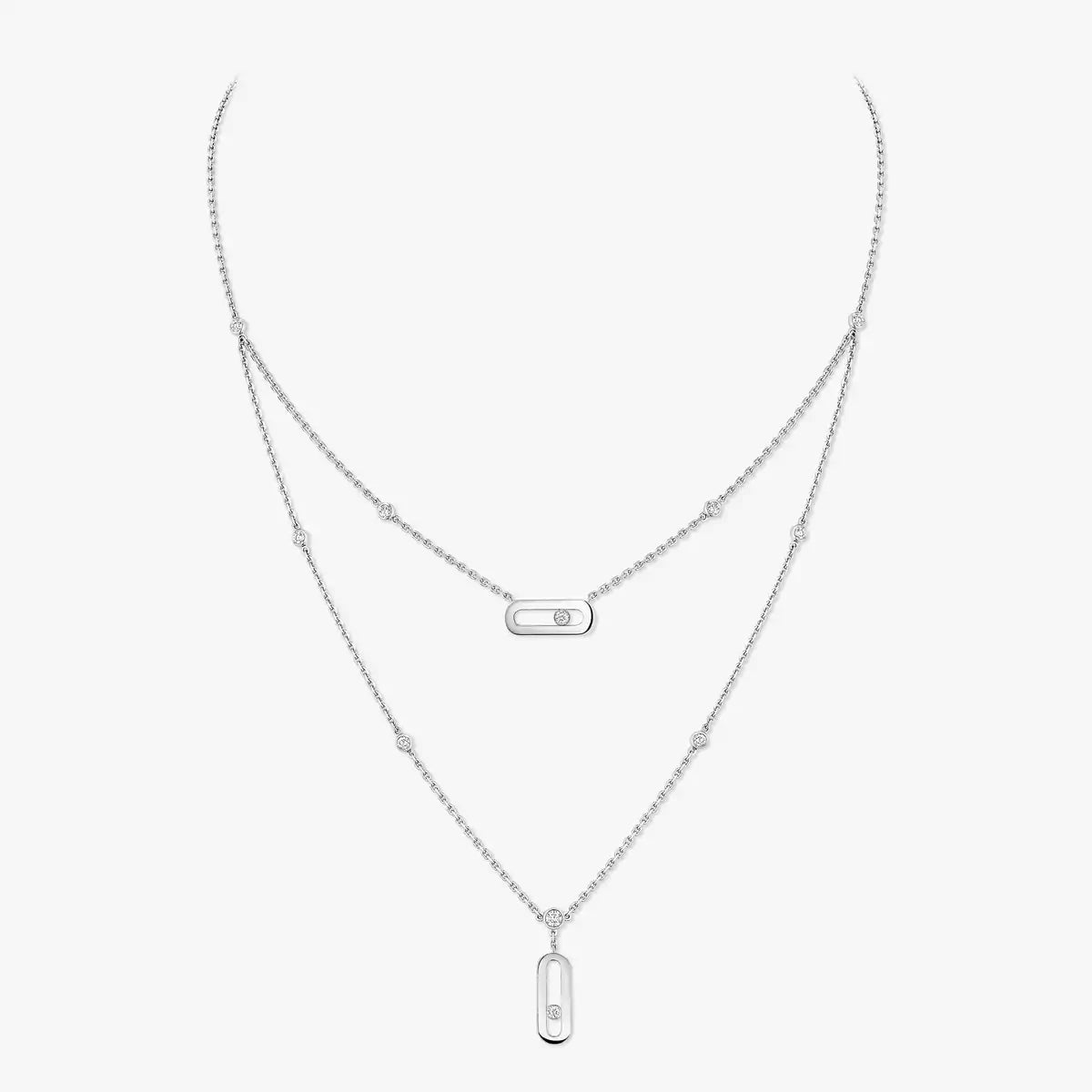 [Regal Jewels] Move Uno Diamond Necklace