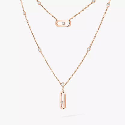 [Regal Jewels] Move Uno Diamond Necklace