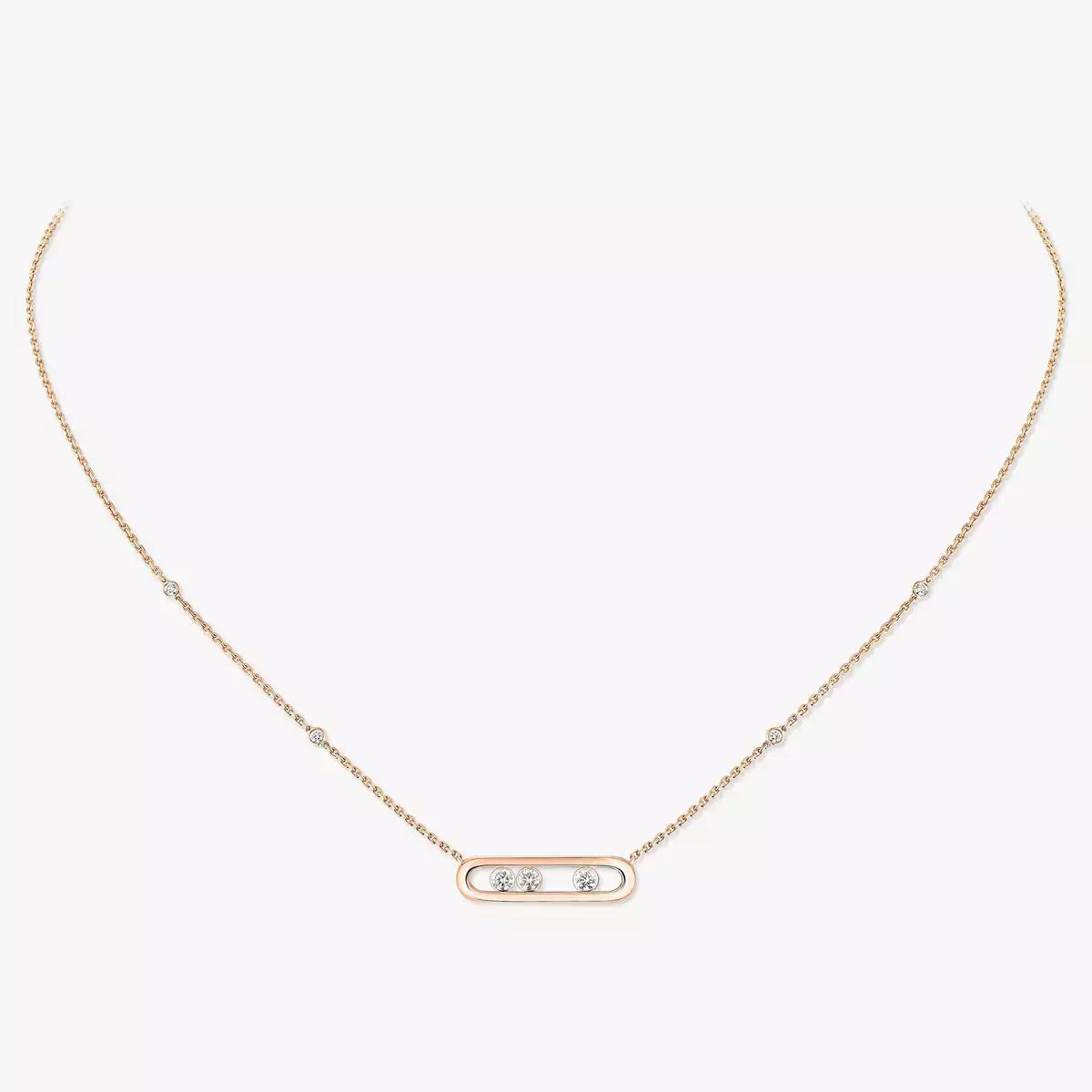 [Regal Jewels] Baby Move Gold Diamond Necklace