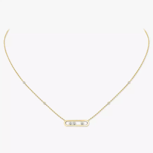 [Regal Jewels] Baby Move Gold Diamond Necklace