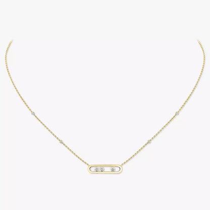 [Regal Jewels] Baby Move Gold Diamond Necklace