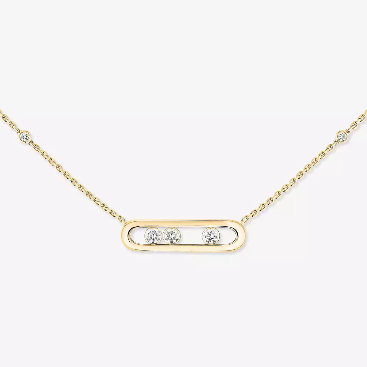 [Regal Jewels] Baby Move Gold Diamond Necklace