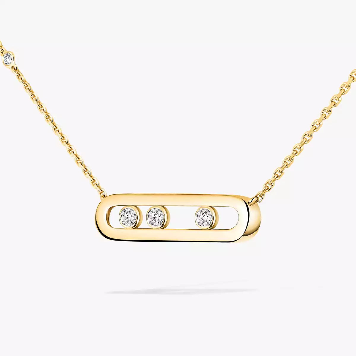 [Regal Jewels] Baby Move Gold Diamond Necklace