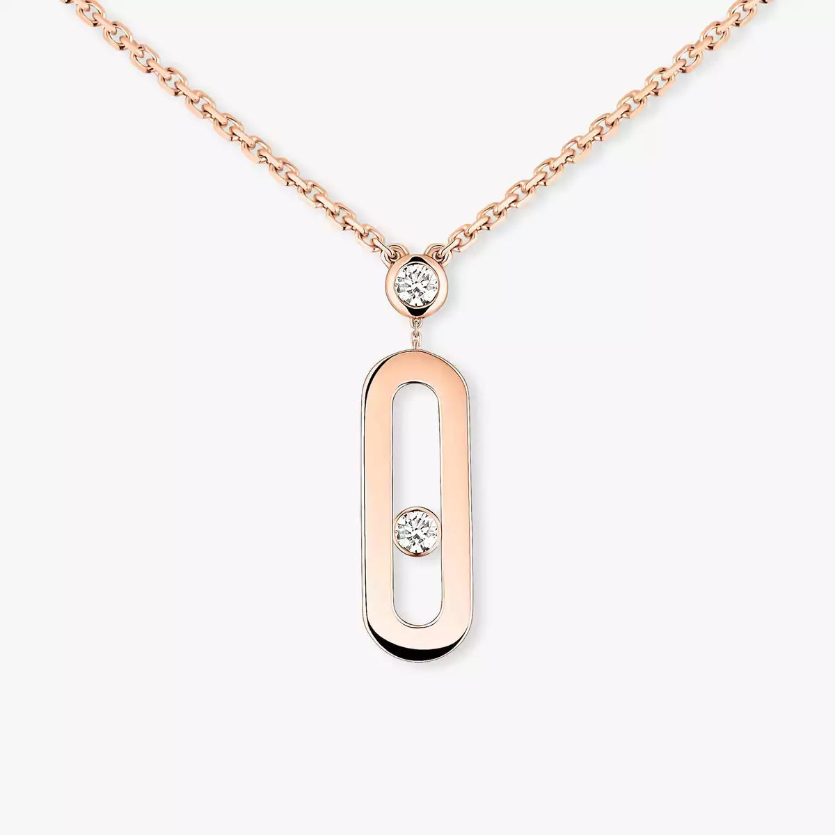 [Regal Jewels] Move Uno Gold Diamond Long Necklace
