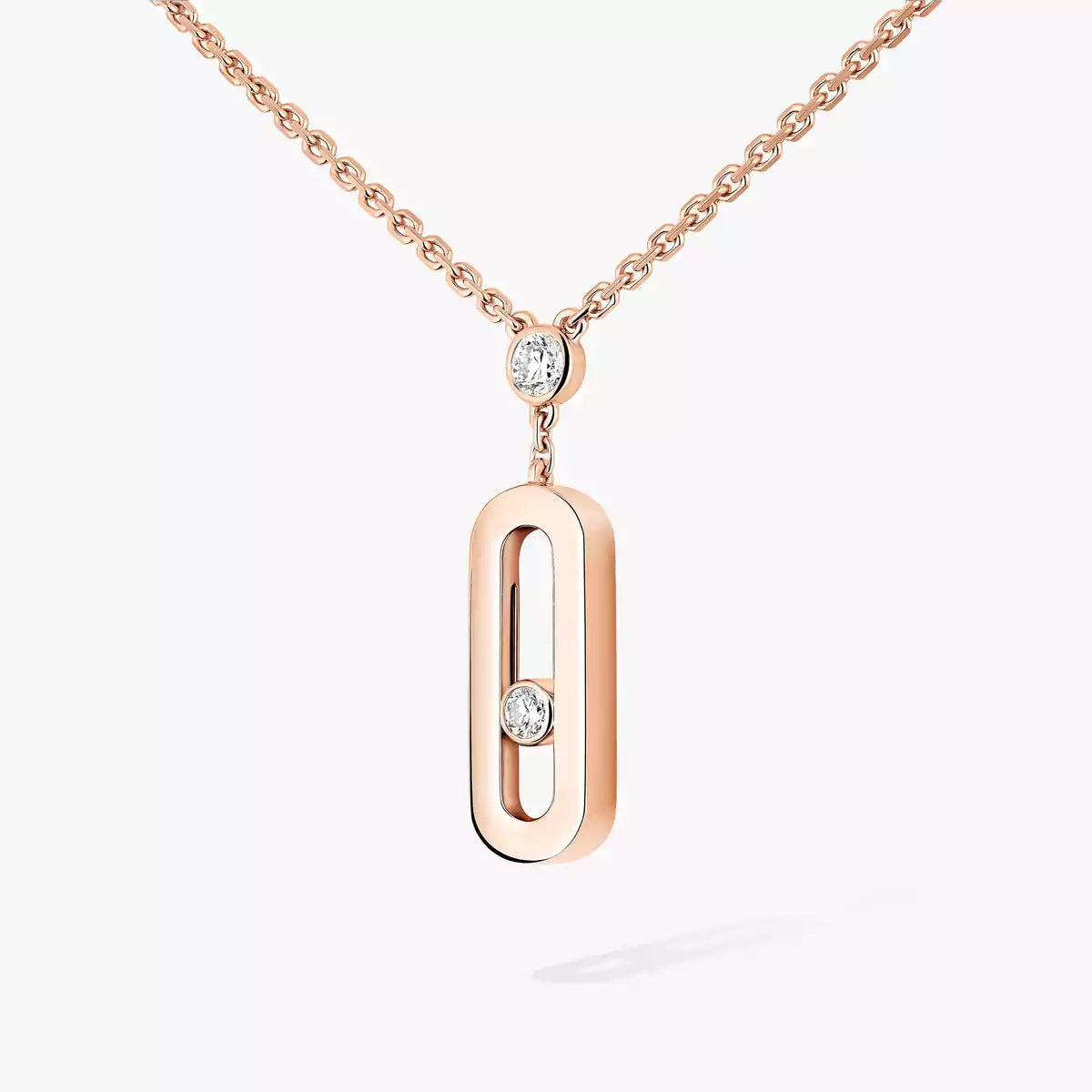 [Regal Jewels] Move Uno Gold Diamond Long Necklace