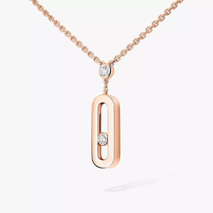 [Regal Jewels] Move Uno Gold Diamond Long Necklace
