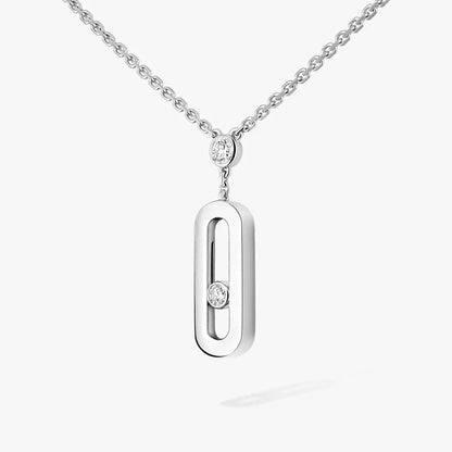 [Regal Jewels] Move Uno Gold Diamond Long Necklace