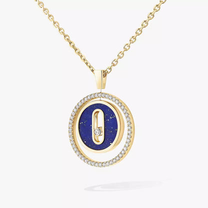 [Regal Jewels]Lucky Move Diamond Necklace in Rose Gold and White Mother-of-Pearl