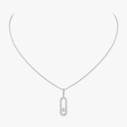 [Regal Jewels]Move Uno Diamond Necklace in Rose Gold