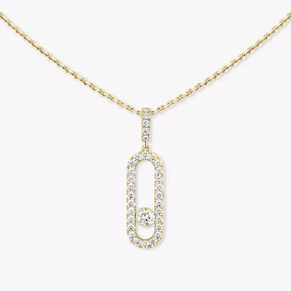 [Regal Jewels]Move Uno Diamond Necklace in Rose Gold