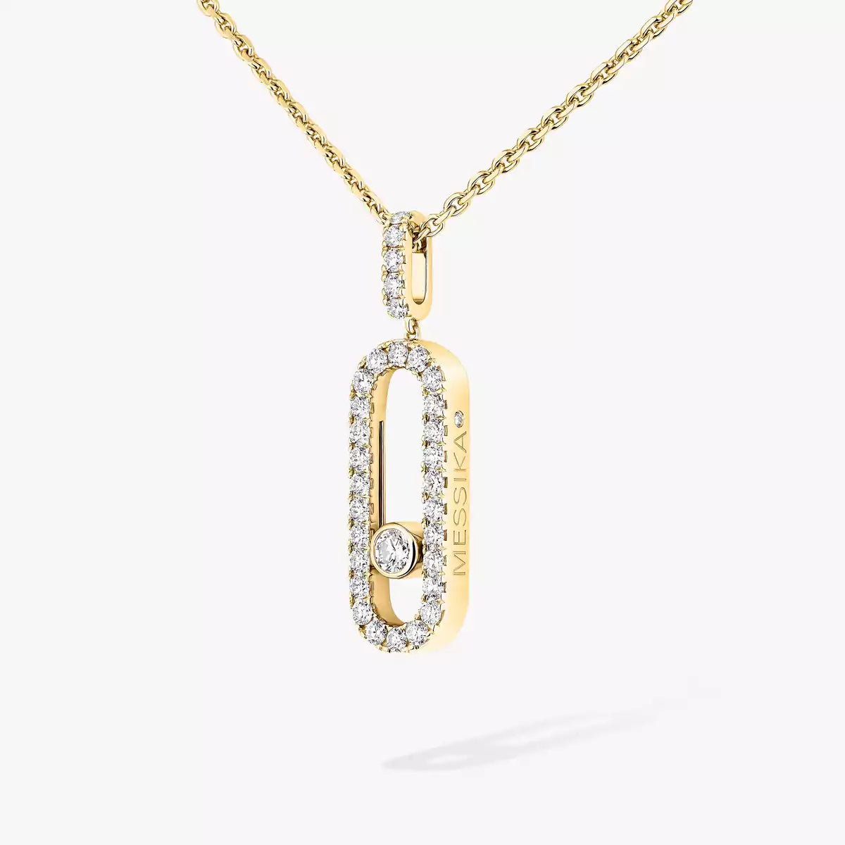 [Regal Jewels]Move Uno Diamond Necklace in Rose Gold