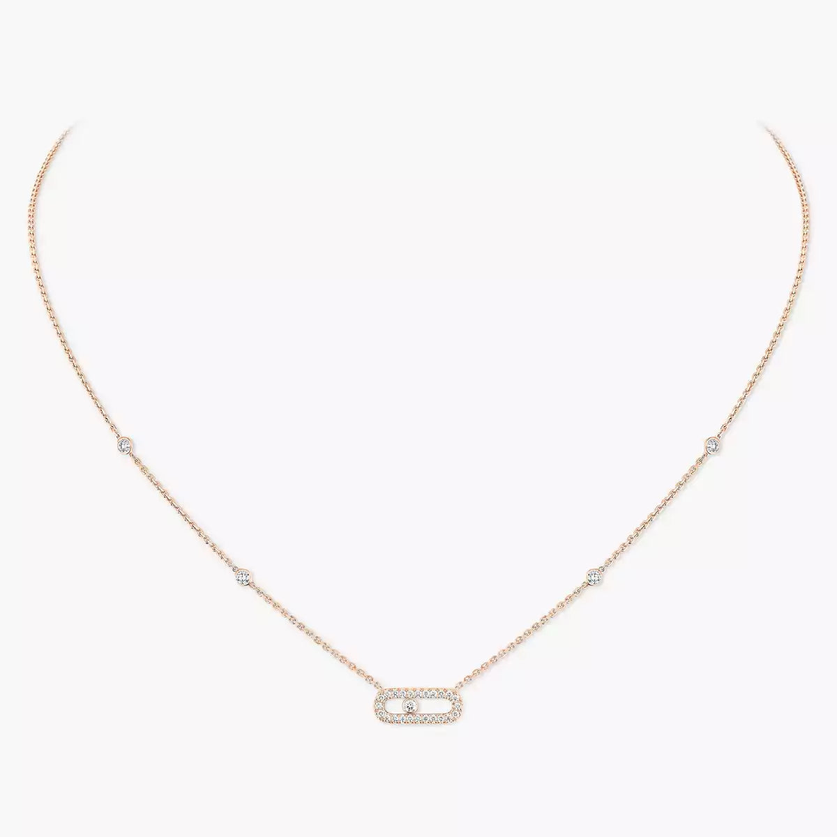 [Regal Jewels]Diamond Necklace Move Uno