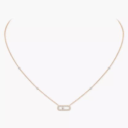 [Regal Jewels]Diamond Necklace Move Uno