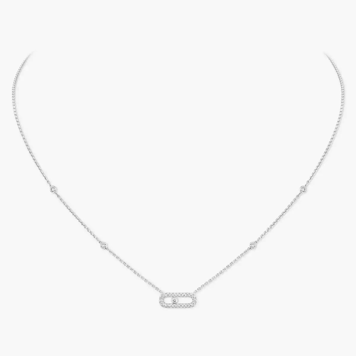 [Regal Jewels]Diamond Necklace Move Uno